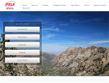 Tablet Screenshot of nevadafccla.org